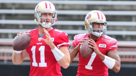 Alex Smith Colin Kaepernick San Francisco 49ers
