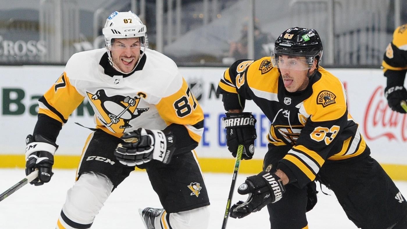 Sidney Crosby Brad Marchand Pittsburgh Penguins Boston Bruins