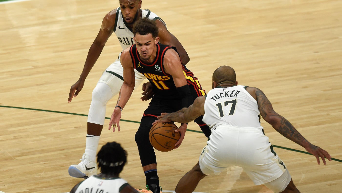 Trae Young smothered