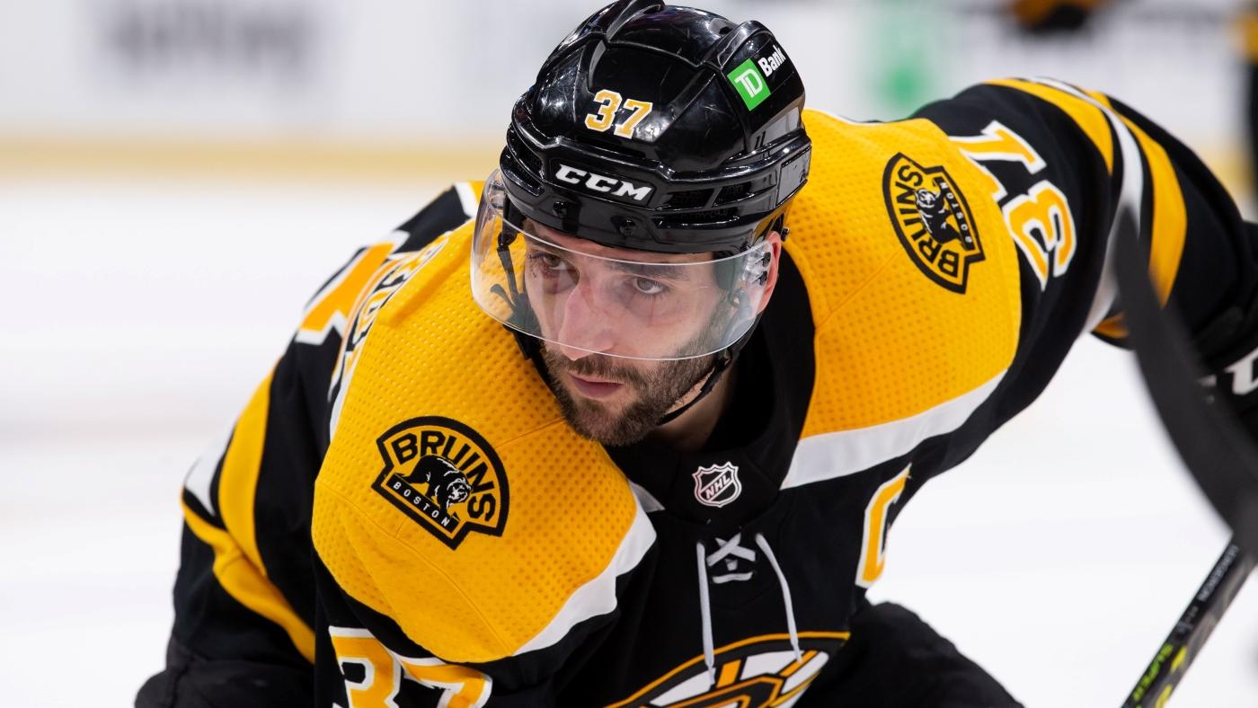 Patrice Bergeron Getty Boston Bruins