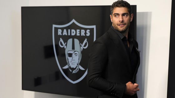 Las Vegas Raiders Introduce Jimmy Garoppolo
