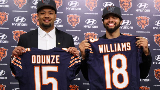 Chicago Bears Introduce Quarterback Caleb Williams And Wide Receiver Rome Odunze
