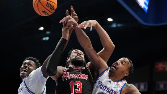 NCAA Basketball: Houston at Kansas