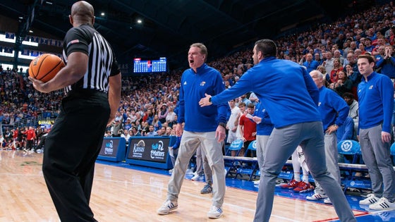 NCAA Basketball: Texas Tech at Kansas
