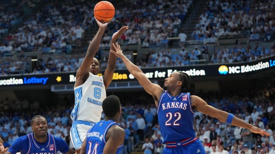 NCAA Basketball: Kansas at North Carolina