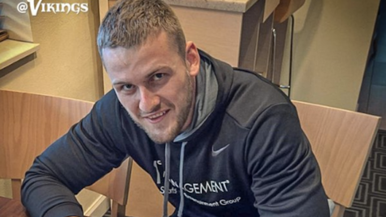 Vikings cut German draft pick who used to walk an hour to practice