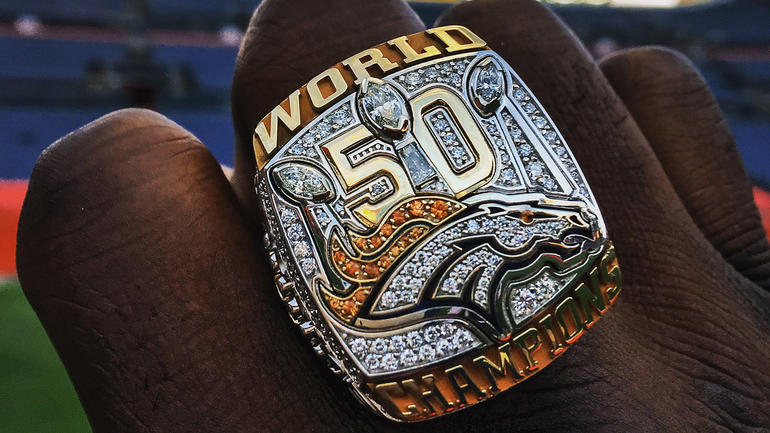 LOOK: The Broncos' massive Super Bowl 50 rings boast 212 ...