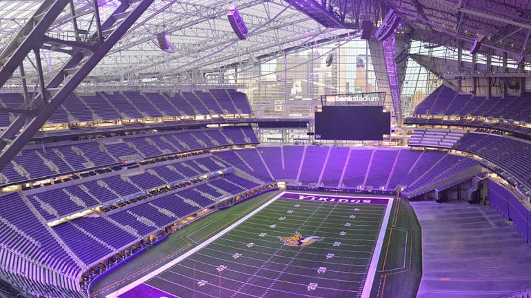 vikings stadium purple minnesota football nfl stadiums unofficially heaven cbssports metropolitan