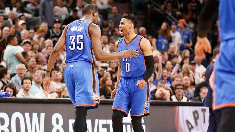 Kevin Durant says congratulating Westbrook on extension is 'touchy'