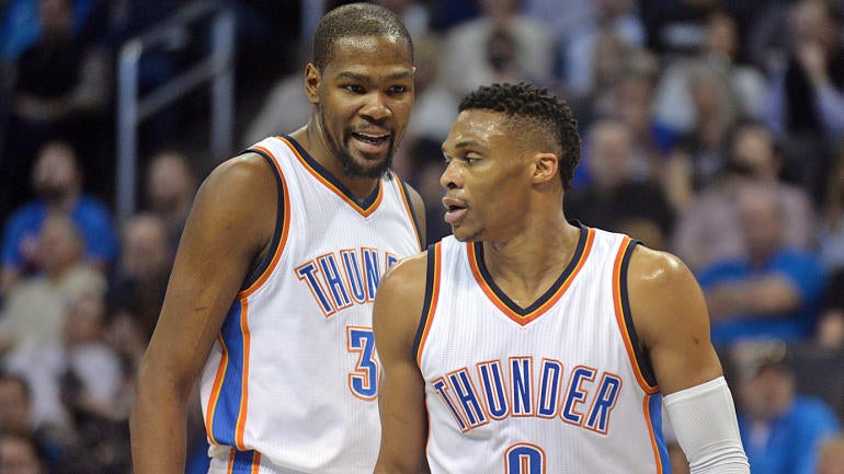 Warriors' Kevin Durant says he and Russell Westbrook are 'cool'