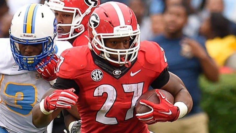 Georgia vs. North Carolina line, game pick: Nick Chubb returns to action