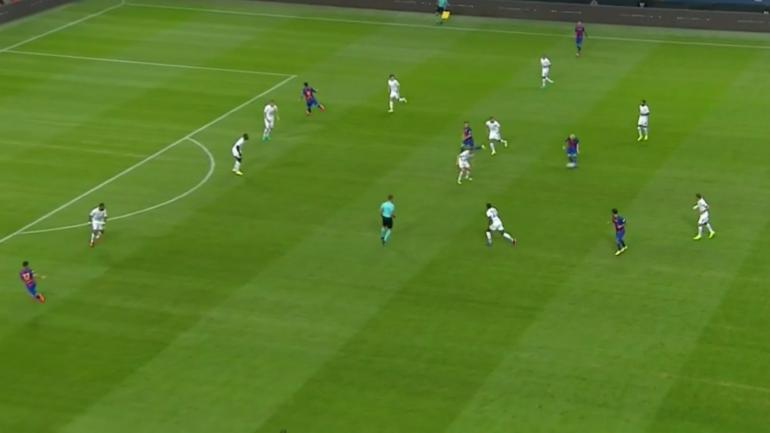 WATCH: Blonde Messi delivers world class assist for Barcelona vs. Leicester City