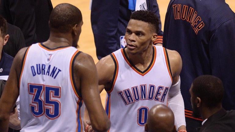 Kevin Durant reportedly told Russell Westbrook he was leaving via text message