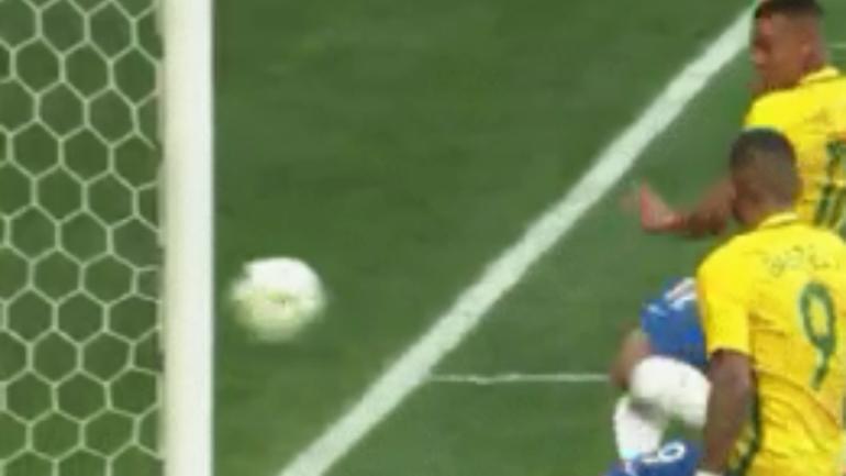 WATCH: Unbelievable miss on an empty net that cost Brazil in Rio Olympics opener