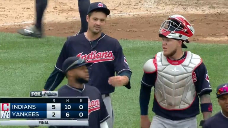 Andrew Miller's first save after leaving the Yankees comes in Yankee Stadium