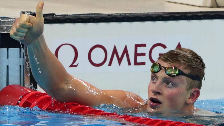 British swimmer breaks world record in 100-meter breaststroke