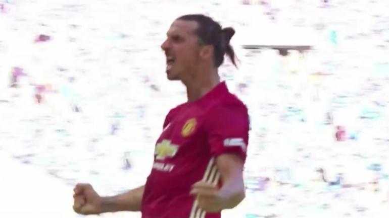 WATCH: Ibrahimovic's late goal wins Community Shield for Manchester United