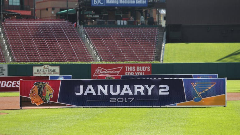 LOOK: Blackhawks, Blues reveal retro logos for 2017 Winter Classic
