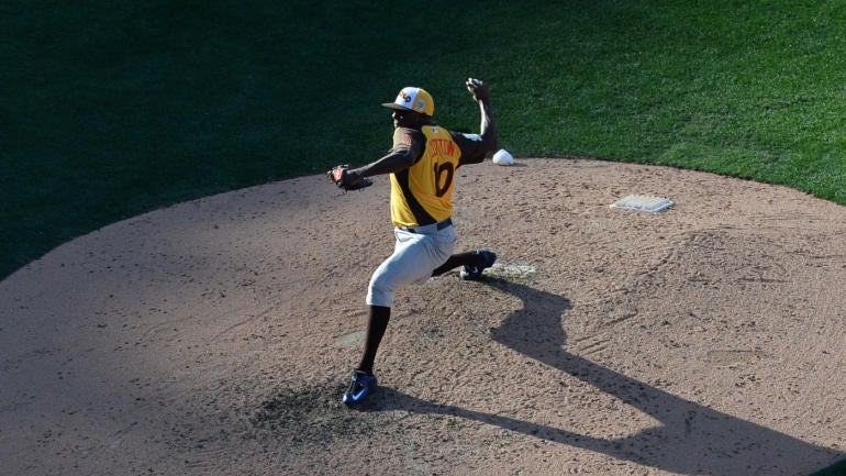One of the A's prospects from the Hill trade is almost perfect in his second start