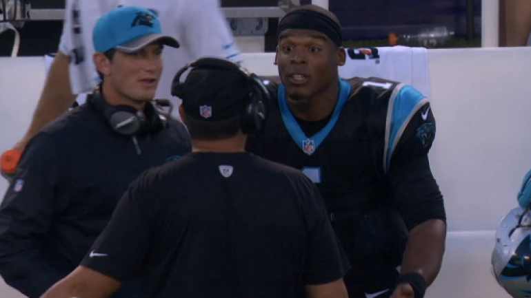 Weird Cam Newton penalty costs the Panthers' defense a TD vs. Ravens