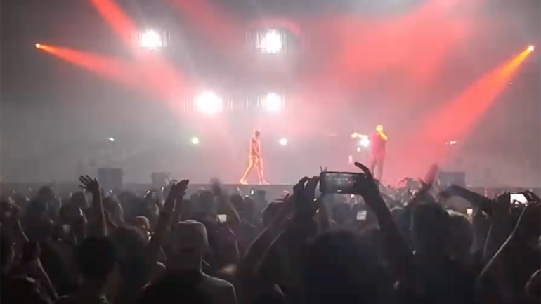 WATCH: LeBron James joins Drake on stage to perform 'Pop Style' in Columbus