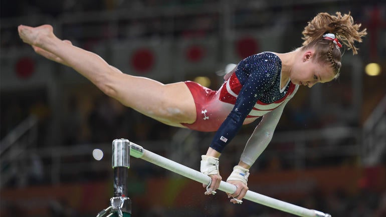 Madison Kocian wins silver, Gabby Douglas misses podium in uneven bars final