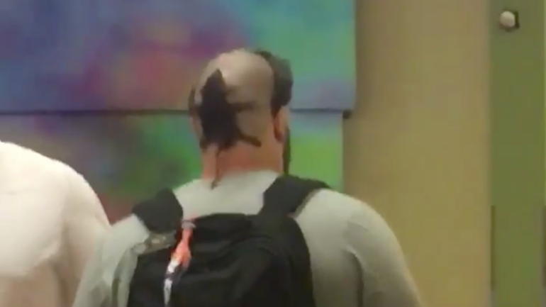 LOOK: The Broncos shaved an actual rat tail into rookie's head and, yeah, wow