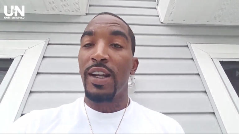 Don't even think about asking J.R. Smith about his unresolved contract situation
