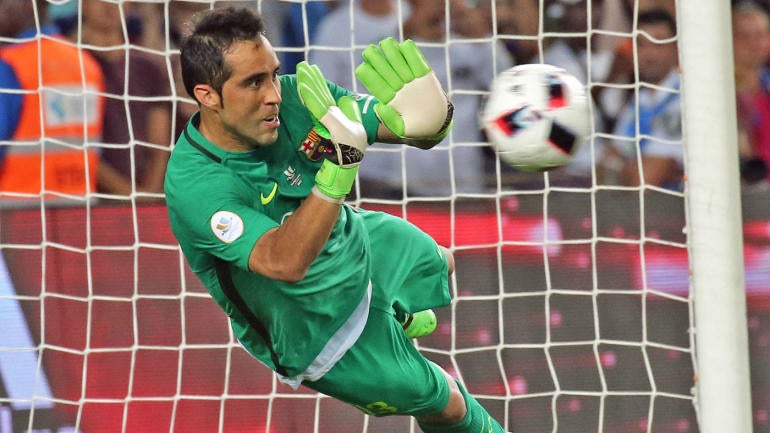 Barcelona is on the verge of losing star keeper Bravo to Manchester City