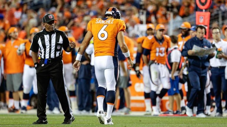 Mark Sanchez sees starting QB job slipping away after two costly fumbles