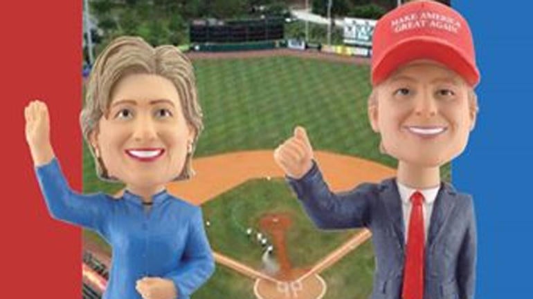 Trump or Clinton? Bobblection coming to minors this week