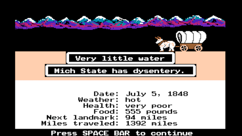 Using 'The Oregon Trail' to predict the 2016 Big Ten champion