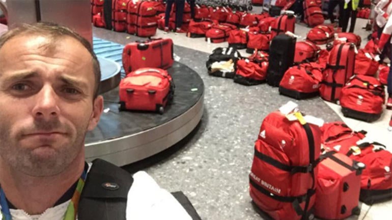 LOOK: Great Britain's 900 identical Olympic bags cause madness at baggage claim