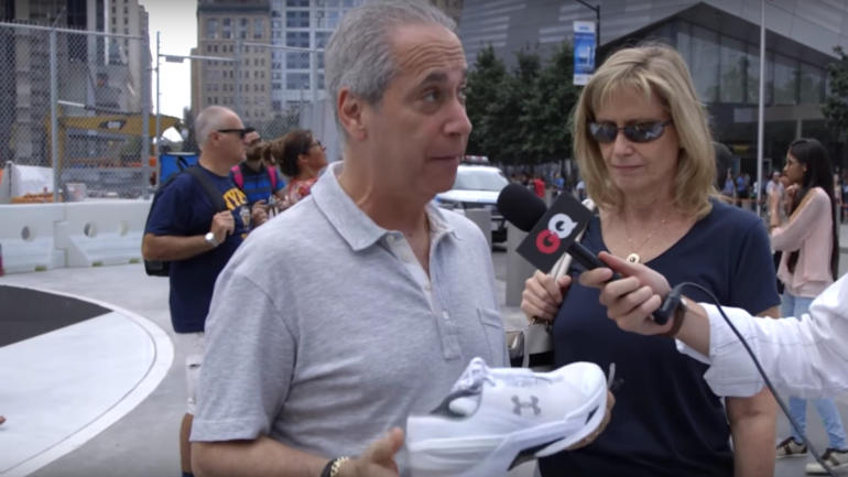 WATCH: Dads really do love Steph Curry's Under Armour shoes