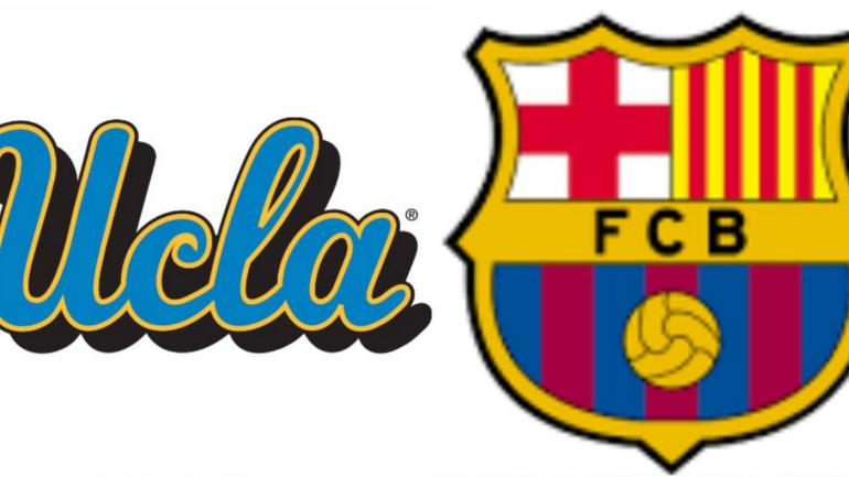 LOOK: Who had the better team goal this weekend, Barcelona or UCLA?