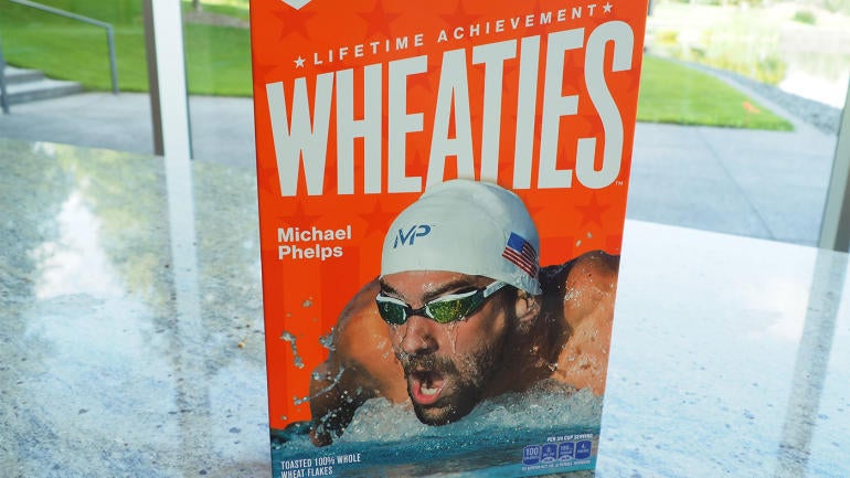 LOOK: Michael Phelps honored with first ever 'Lifetime Achievement' Wheaties box