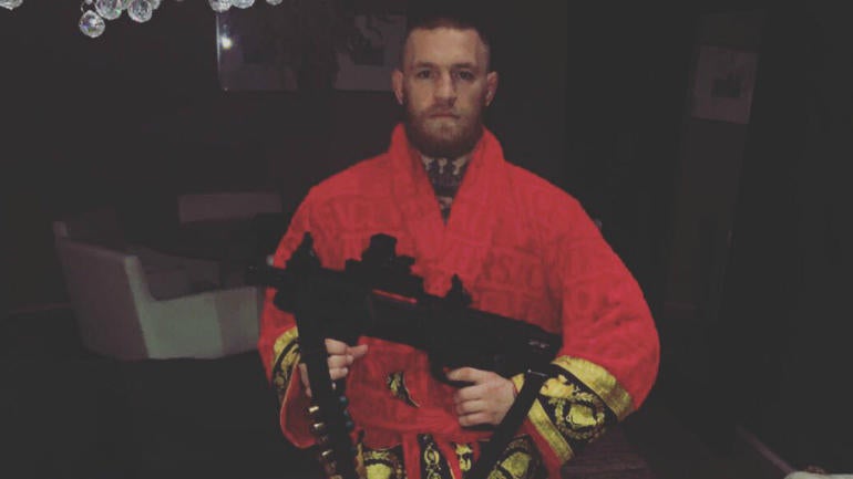 LOOK: UFC champ Conor McGregor is just as menacing outside the octagon