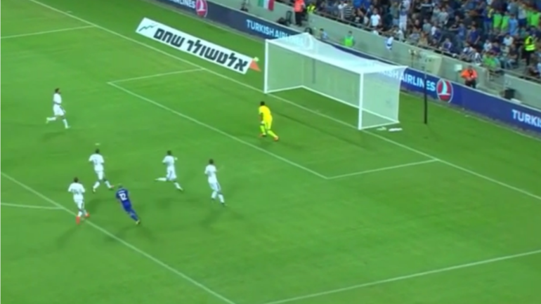 WATCH: Israel scores a wonder lob goal over Italy's Gianluigi Buffon