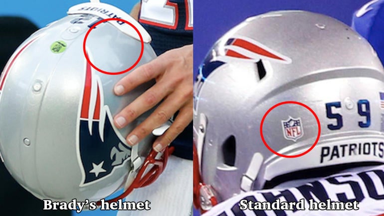 Tom Brady reportedly didn't know the NFL decal was missing from his helmet