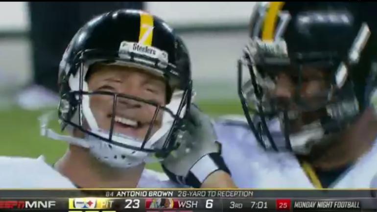 WATCH: Antonio Brown caps second TD with an even better dance - CBSSports.com