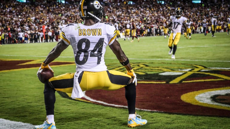 Officials flag Antonio Brown for 'sexually suggestive' TD ...