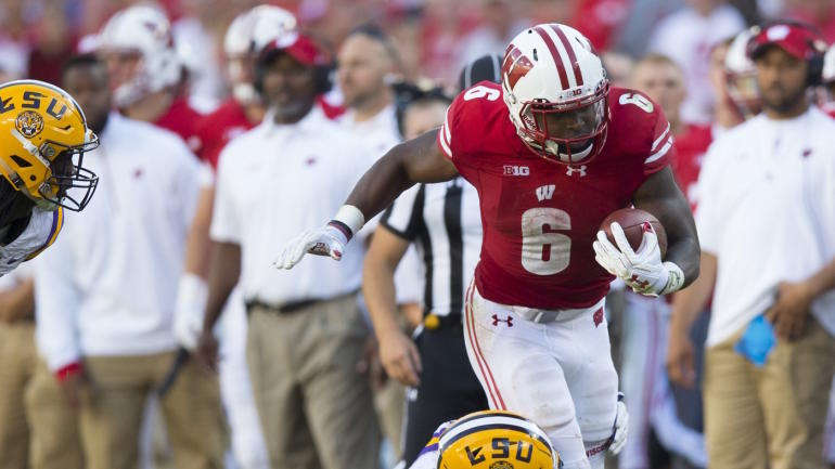 Wisconsin RB Corey Clement out with ankle injury vs. Georgia State