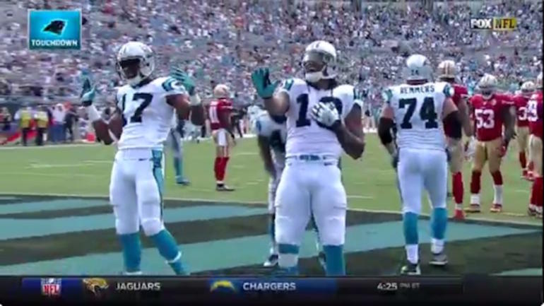WATCH: Kelvin Benjamin is a monster, grabs two TDs in under four minutes