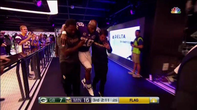 Mike Zimmer: Adrian Peterson's injury diagnosed as torn meniscus
