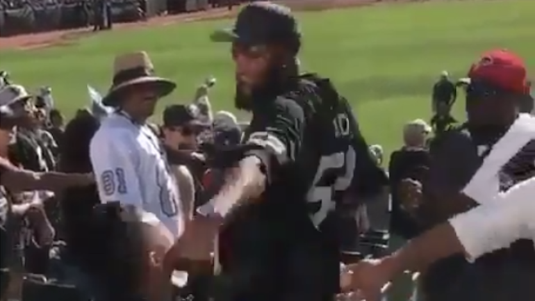 LOOK: Raiders game was so ugly, fans started fighting each other