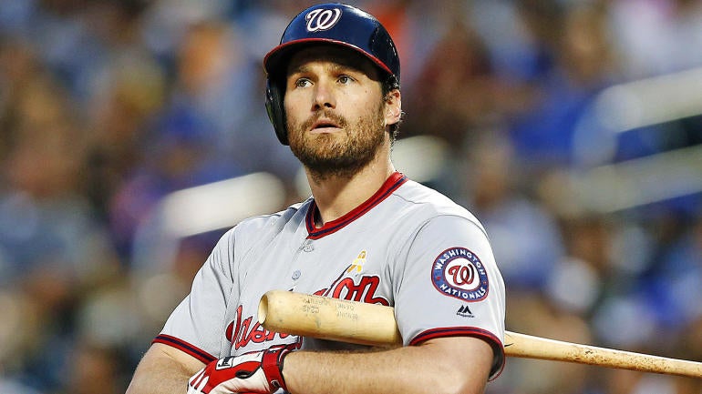 Nationals shut down Daniel Murphy due to strained buttocks