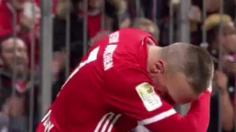 WATCH: Bayern Munich's Ribery leaves defender on the floor, dabs after scoring