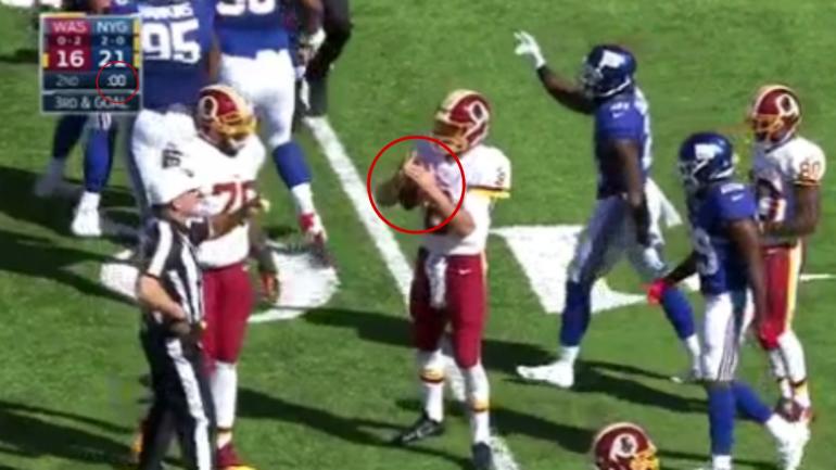 Redskins pull an Andy Reid, give perfect example of how not to run a 2-minute drill