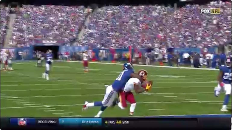 WATCH: DeSean Jackson hits the jets, torches Giants for a deep TD