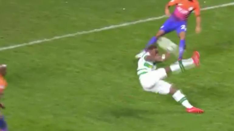 WATCH: Celtic's Dembele scores acrobatic overhead goal against Man. City